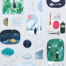 Carica l'immagine nel visualizzatore di Gallery, Clear sticker "Shuku Nishi"-SCENE- cozyca products Hyogensha