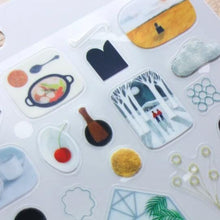 Carica l'immagine nel visualizzatore di Gallery, Clear sticker "Shuku Nishi"-SCENE- cozyca products Hyogensha