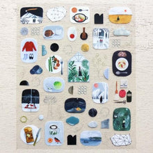 Carica l'immagine nel visualizzatore di Gallery, Clear sticker "Shuku Nishi"-SCENE- cozyca products Hyogensha