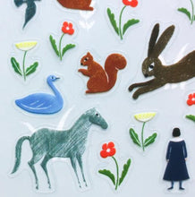 Carica l'immagine nel visualizzatore di Gallery, Clear sticker "Shuku Nishi"-garden- cozyca products Hyogensha