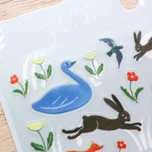 Carica l'immagine nel visualizzatore di Gallery, Clear sticker "Shuku Nishi"-garden- cozyca products Hyogensha