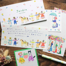 Charger l'image dans la galerie, Aiko Fukawa -Jardin- Ippitsusen (mini letter paper) cozyca products hyougensha