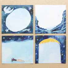 Carica l'immagine nel visualizzatore di Gallery, Chihiro Sonoda memo pads -Starry Day- cozyca products hyogensha
