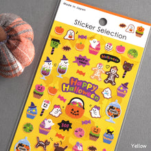 Carica l'immagine nel visualizzatore di Gallery, Sticker Selection "Happy Halloween" -Gray/yellow from Japan by GAIA