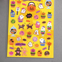 Carica l'immagine nel visualizzatore di Gallery, Sticker Selection "Happy Halloween" -Gray/yellow from Japan by GAIA
