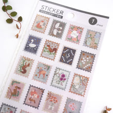 Charger l'image dans la galerie, Stamp-style Nordic stickers masking sticker gold foil sticker