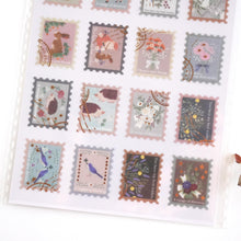 Charger l'image dans la galerie, Stamp-style Nordic stickers masking sticker gold foil sticker