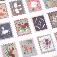 Charger l'image dans la galerie, Stamp-style Nordic stickers masking sticker gold foil sticker