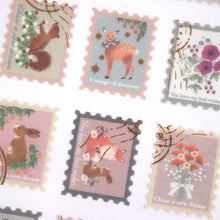 Charger l'image dans la galerie, Stamp-style Nordic stickers masking sticker gold foil sticker