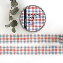 Lade das Bild in den Galerie-Viewer, Masking tape"plaid2" washi tape from Japan by mind wave