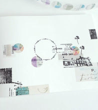 Lade das Bild in den Galerie-Viewer, YOHAKU Roll sticker "Waltz" from Japan Roll seal