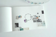Lade das Bild in den Galerie-Viewer, YOHAKU Roll sticker Clear tape "Monologue" from Japan Roll seal