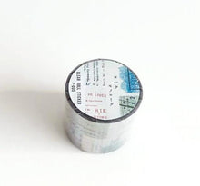 Lade das Bild in den Galerie-Viewer, YOHAKU Roll sticker Clear tape "Monologue" from Japan Roll seal