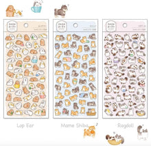 Charger l'image dans la galerie, Mame Mame Animal sticker 2 masking sticker from Japan by mind wave mini sticker