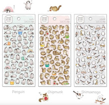Charger l'image dans la galerie, Mame Mame Animal sticker 2 masking sticker from Japan by mind wave mini sticker
