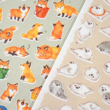 Charger l'image dans la galerie, Mame Mame Animal sticker 2 masking sticker from Japan by mind wave mini sticker