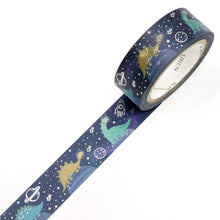 Carica l'immagine nel visualizzatore di Gallery, Masking tape "Space dinosaur" from Japan Washi tape