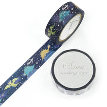 Carica l'immagine nel visualizzatore di Gallery, Masking tape "Space dinosaur" from Japan Washi tape