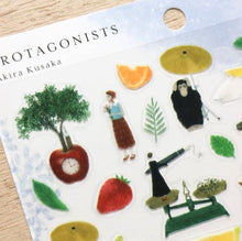 Carica l'immagine nel visualizzatore di Gallery, Clear sticker "Akira Kusaka"-PROTAGONIST2- cozyca products Hyogensha