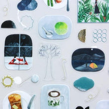 Carica l'immagine nel visualizzatore di Gallery, Clear sticker "Shuku Nishi"-SCENE- cozyca products Hyogensha