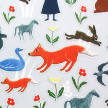 Carica l'immagine nel visualizzatore di Gallery, Clear sticker "Shuku Nishi"-garden- cozyca products Hyogensha
