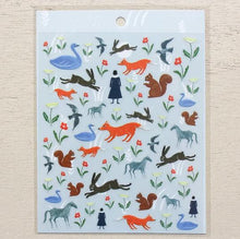Carica l'immagine nel visualizzatore di Gallery, Clear sticker "Shuku Nishi"-garden- cozyca products Hyogensha