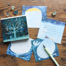 Carica l'immagine nel visualizzatore di Gallery, Chihiro Sonoda memo pads -Starry Day- cozyca products hyogensha