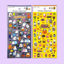 Carica l'immagine nel visualizzatore di Gallery, Sticker Selection "Happy Halloween" -Gray/yellow from Japan by GAIA