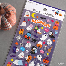 Carica l'immagine nel visualizzatore di Gallery, Sticker Selection "Happy Halloween" -Gray/yellow from Japan by GAIA