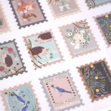 Charger l'image dans la galerie, Stamp-style Nordic stickers masking sticker gold foil sticker