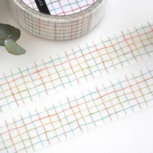 Charger l'image dans la galerie, Masking tape"plaid1" washi tape from Japan by mind wave