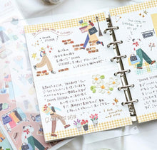 Charger l'image dans la galerie, Masking tape"plaid5" washi tape from Japan by mind wave