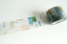 Lade das Bild in den Galerie-Viewer, YOHAKU Roll sticker Clear tape "Monologue" from Japan Roll seal
