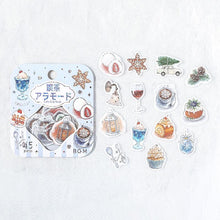 Lade das Bild in den Galerie-Viewer, Flake Seal Winter Limited-Cafe A La Mode- by BGM flake sticker