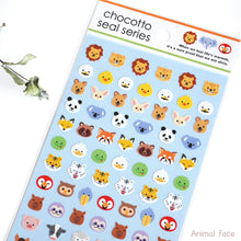 Carica l'immagine nel visualizzatore di Gallery, chocotto seal "Face" mini sticker from Japan<GAIA>