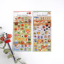 Lade das Bild in den Galerie-Viewer, Sticker Selection "Wa-cha-cha"from Japan by GAIA