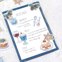 Lade das Bild in den Galerie-Viewer, Flake Seal Winter Limited-Cafe A La Mode- by BGM flake sticker