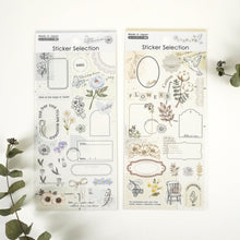 Lade das Bild in den Galerie-Viewer, Sticker Selection "white Collage" from Japan by GAIA