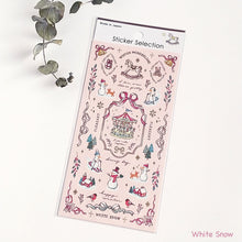 Carica l'immagine nel visualizzatore di Gallery, Sticker selection sticker "Snow dance" by GAIA from Japan
