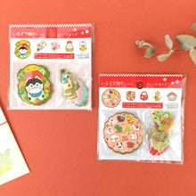 Lade das Bild in den Galerie-Viewer, New Year Flake sticker"Colorful Decorative" by Daiso