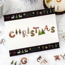 Lade das Bild in den Galerie-Viewer, Flake Seal Christmas Limited "alphabet/Knit" by BGM flake sticker