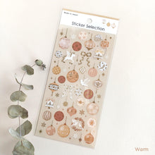 Charger l'image dans la galerie, Sticker selection "Christmas ornaments" sticker from Japan<GAIA>