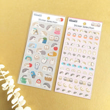Carica l'immagine nel visualizzatore di Gallery, Sticker selection sticker "Hedgehog" by GAIA from Japan