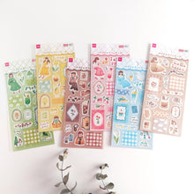 Charger l'image dans la galerie, Awairo Cafe seal from Japan by Daiso sheet sticker