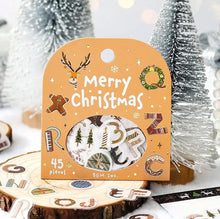 Lade das Bild in den Galerie-Viewer, Flake Seal Christmas Limited "alphabet/Knit" by BGM flake sticker