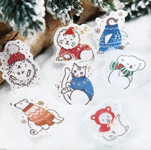 Lade das Bild in den Galerie-Viewer, Flake Seal Christmas Limited "alphabet/Knit" by BGM flake sticker