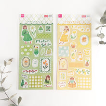 Charger l'image dans la galerie, Awairo Cafe seal from Japan by Daiso sheet sticker