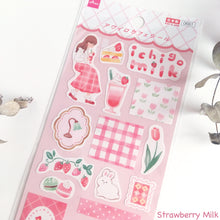 Charger l'image dans la galerie, Awairo Cafe seal from Japan by Daiso sheet sticker