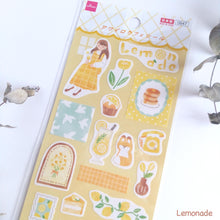 Charger l'image dans la galerie, Awairo Cafe seal from Japan by Daiso sheet sticker