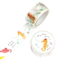 Load image into Gallery viewer, Masking Tape Miki Tamura"Floating Seahorse"